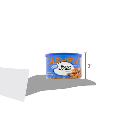Great Value Honey Roasted Cashews, 8.25 oz