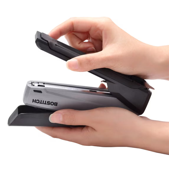 Bostitch Eco-Friendly Manual Desktop Stapler, One-Finger Technology, Jam-Free with Standard Staples.