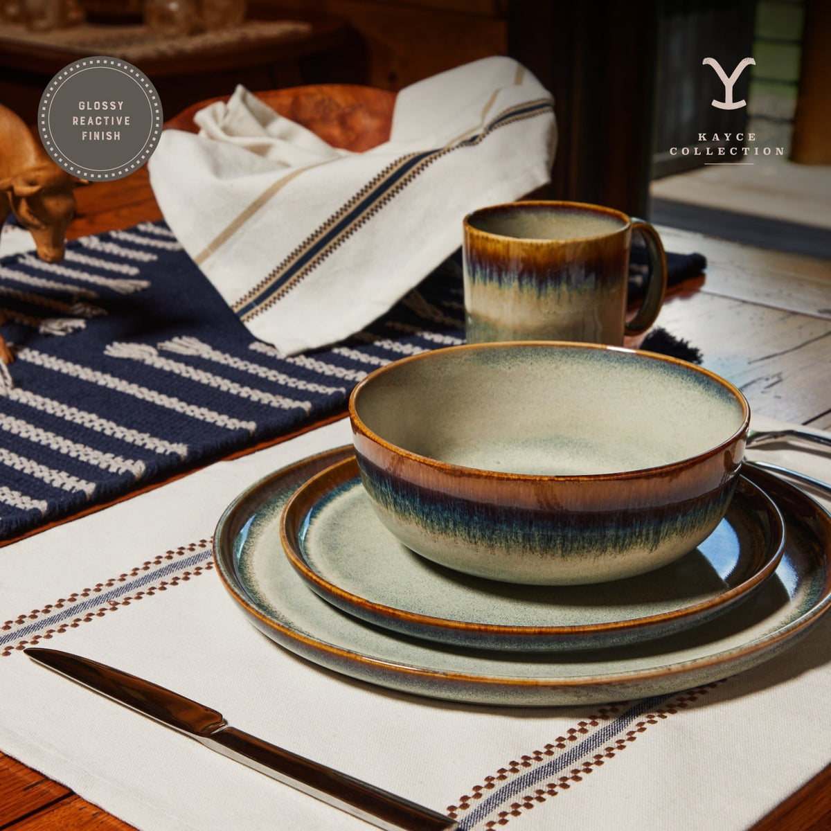 Yellowstone Kayce Ceramic Dinner Plate