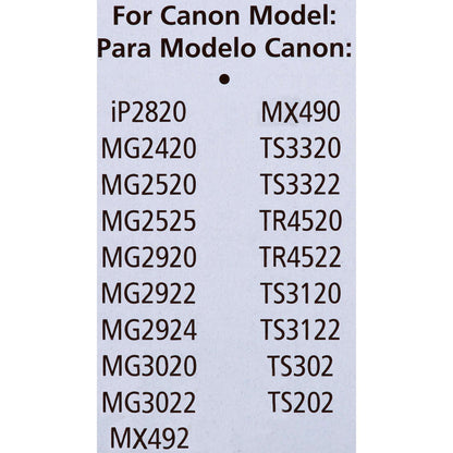Canon PG-245XL/CL-246XL Printer Ink Cartridge Combo Pack, Black/Tri-Color, 2 Count