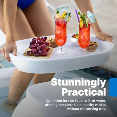 Vero Side Table with Serving Tray