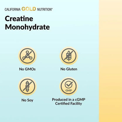 California Gold Nutrition, Sport, Creatine Monohydrate, 750 mg, 240 Veggie Capsules