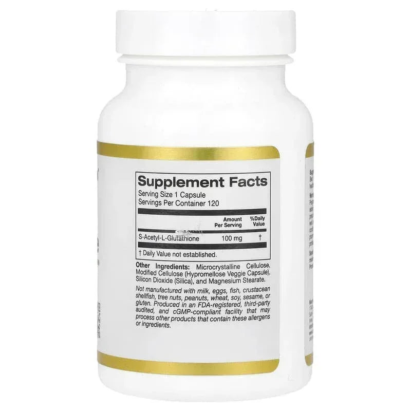 California Gold Nutrition, S-Acetyl L-Glutathione, 100 mg