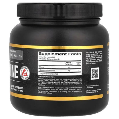California Gold Nutrition, Sport, L-Glutamine Powder, AjiPure®, Gluten Free, 1 lb (454 g)