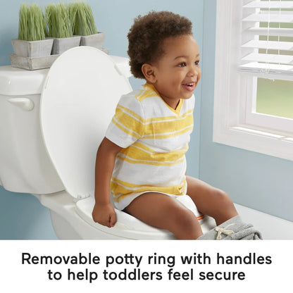 Fisher-Price 3-in-1 Toddler Potty Training Toilet, Ring, and Stepstool, Children Ages 18 Months +