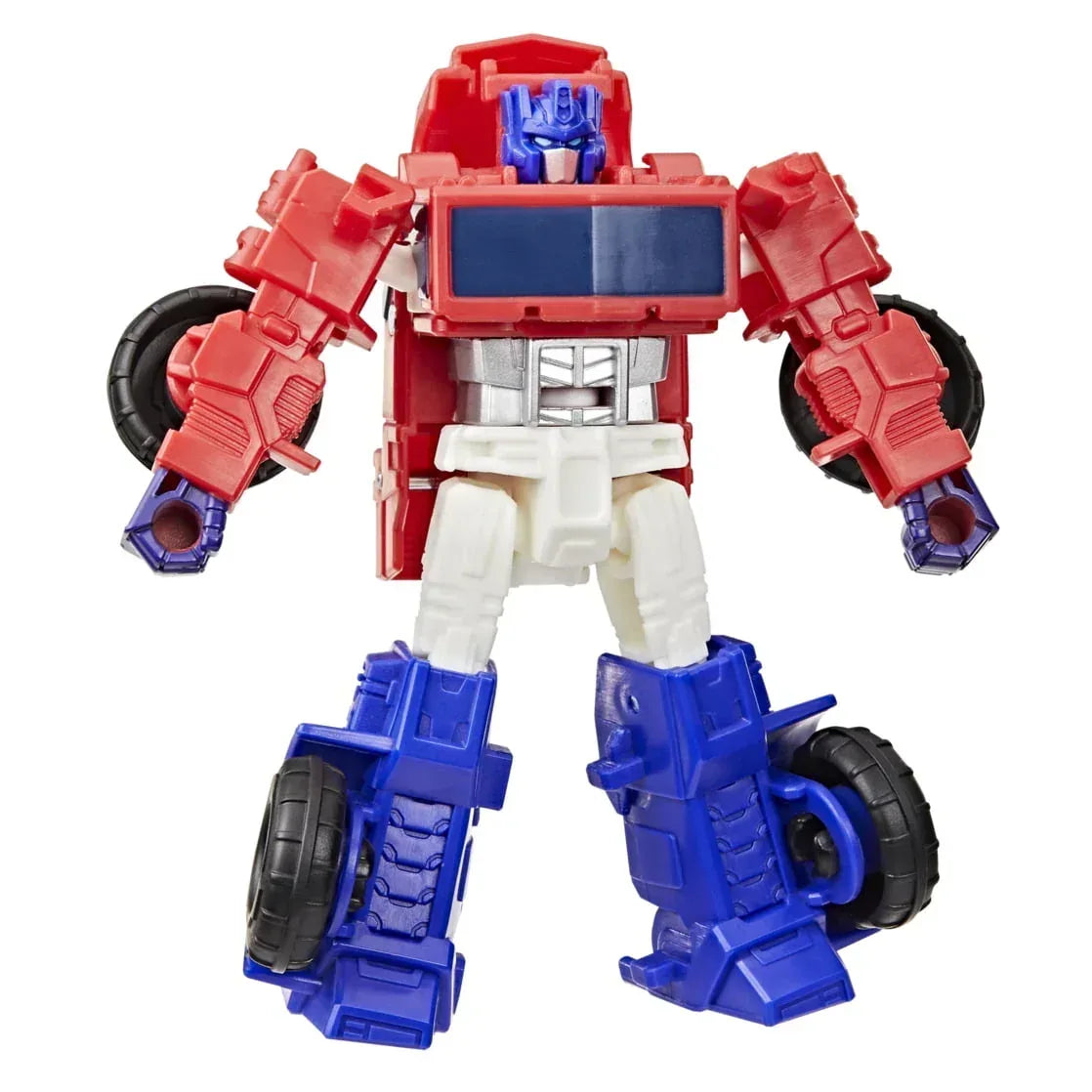 Transformers Toys CYBERWORLD Cyber Changers Optimus Prime Action Figure, 6+