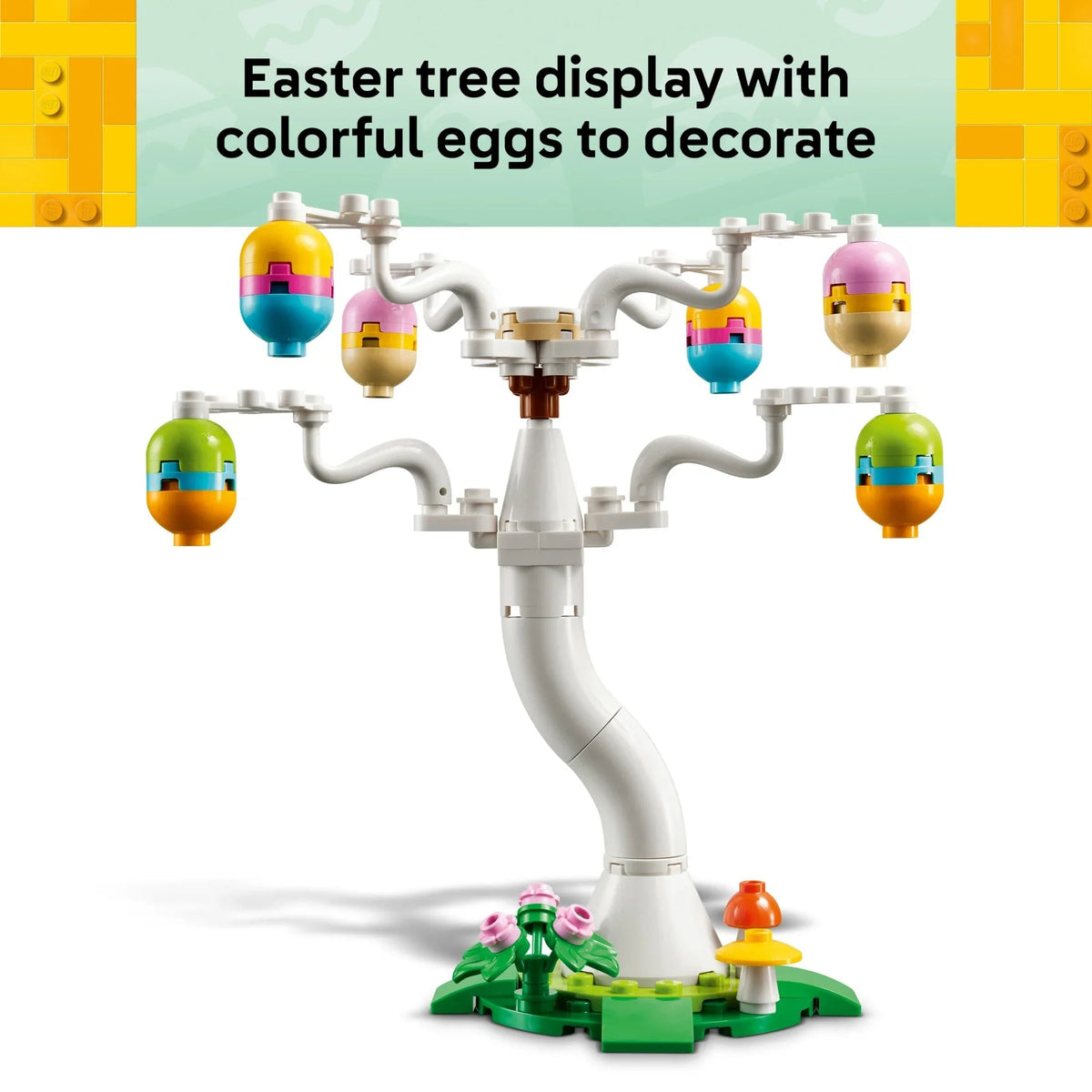 LEGO Easter Bunny and Chick Egg Hunt Building Toy for Girls & Boys - Springtime Pretend Playset for Kids, Ages 8+ - Basket Stuffer or Gift Idea for Easter, Birthdays, & Special Occasions - 40808