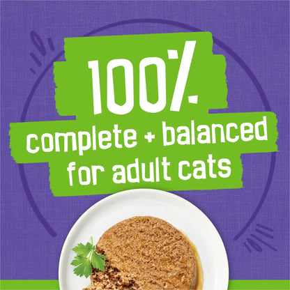 Purina Friskies Pate, Soft Seafood and Chicken Variety Pack, Wet Cat Food, 5.5 oz Cans