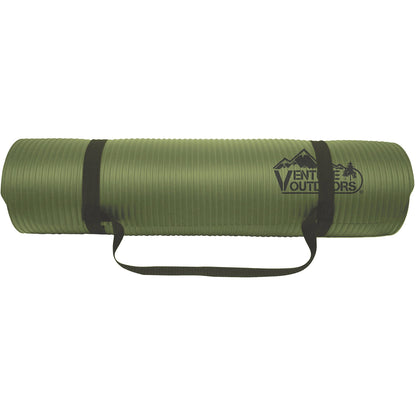 Venture Outdoors Ultra Comfort Foam Sleeping Pad, Extra Thick, Green