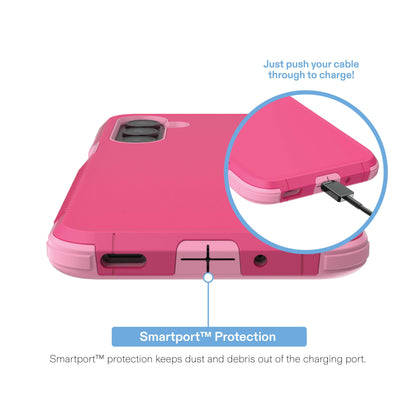 onn Slim Rugged Phone Case for Samsung Galaxy A16 5G - Pink