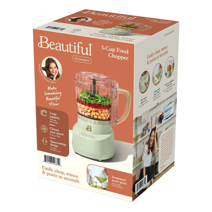 Beautiful 3-Cup Food Chopper, by Drew Barrymore