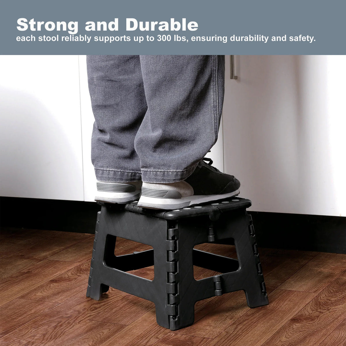 WorkPro Foldable Step Stools 2-Pack Plastic