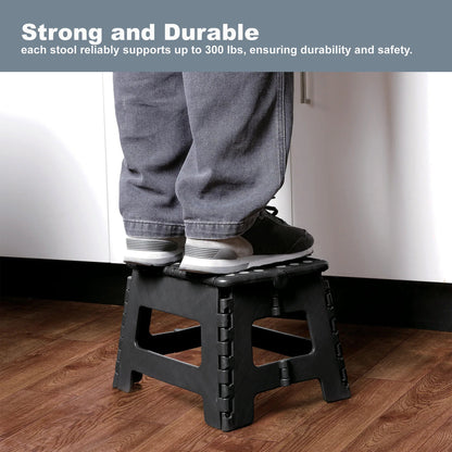 WorkPro Foldable Step Stools 2-Pack Plastic