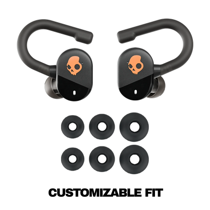 Skullcandy Push Play Active XT True Wireless Inner Ear Earbuds, Black