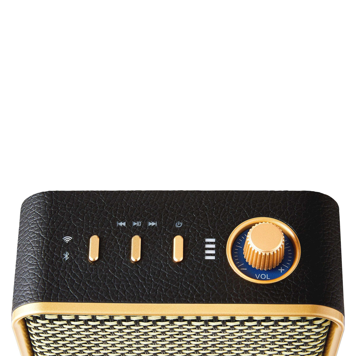 onn Small Wi-Fi Speaker with Bluetooth Technology, Black
