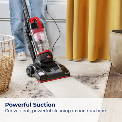 BISSELL CleanView Compact Upright Vacuum with Scatter-Free Technology, Red, 3508