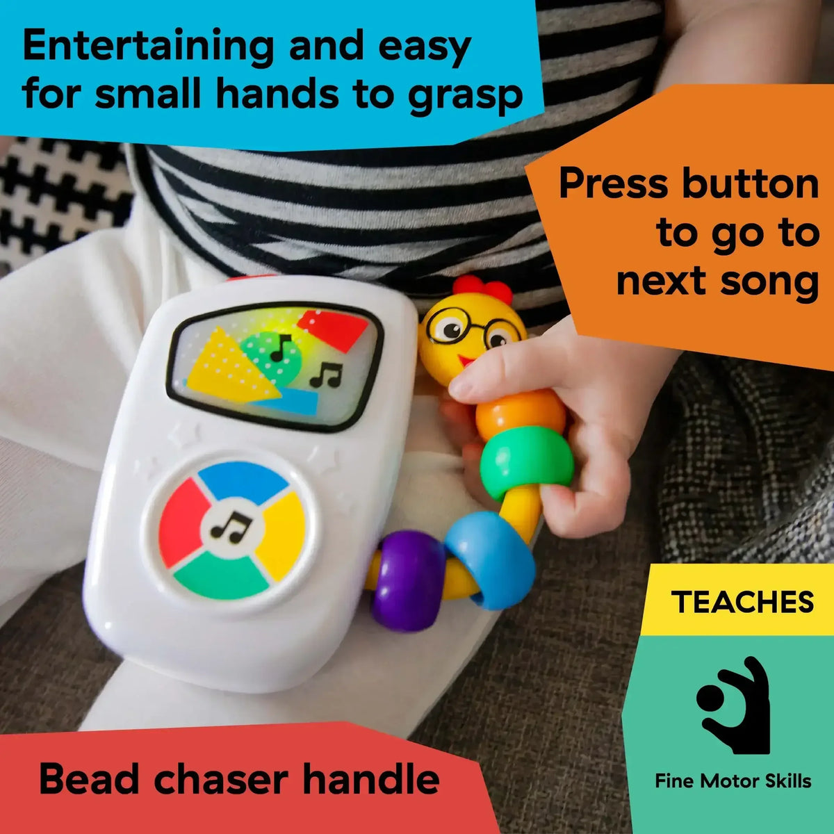 Baby Einstein Take Along Tunes Musical Infant Toy with Volume Control