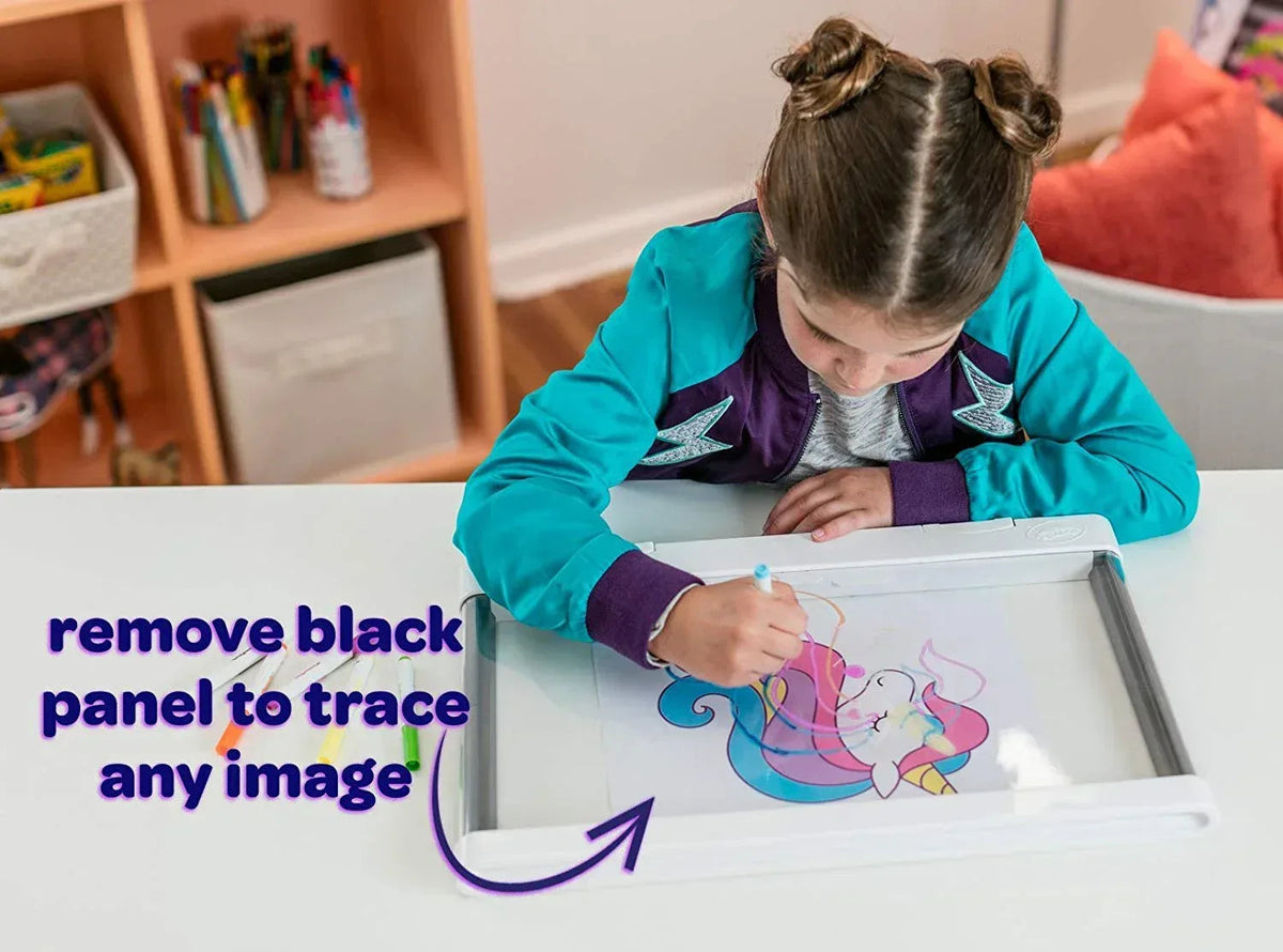 Crayola Ultimate Light Board, White, Holiday & Christmas Gifts for Kids, LED Tracing & Drawing Board, Light Up Toy, Gift, Ages 6 & Up