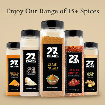 27 Peaks Gourmet No Artificial Flavors Garam Masala, 12.3 oz Bottle
