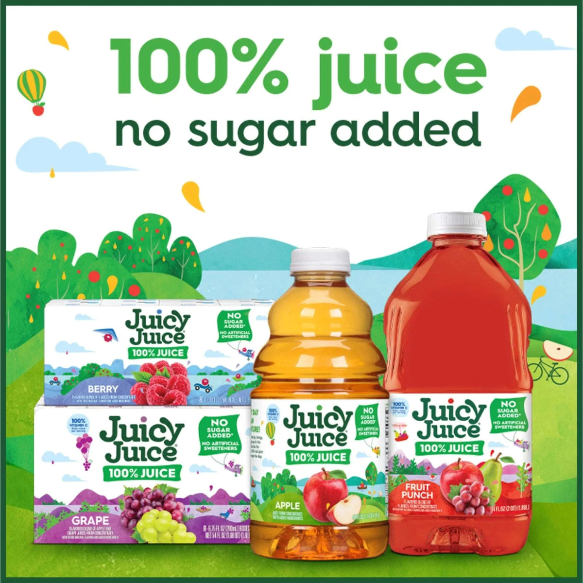Juicy Juice 100% Juice, Berry, 64 fl oz Bottle
