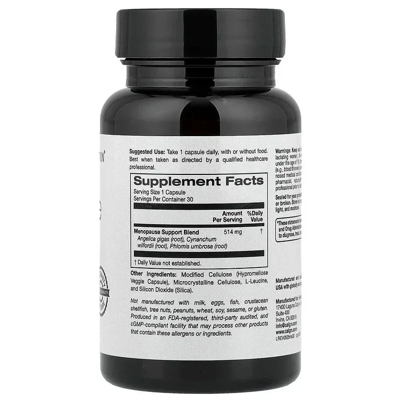 California Gold Nutrition, Beauty, Menopause Support with Angelica gigas, Cynanchum wilfordii, Phlomis umbrosa and L-Leucine