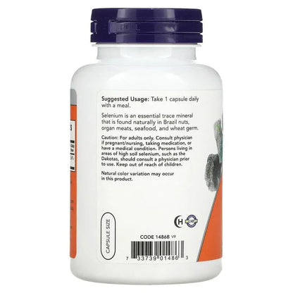 NOW Foods, Selenium, 200 mcg
