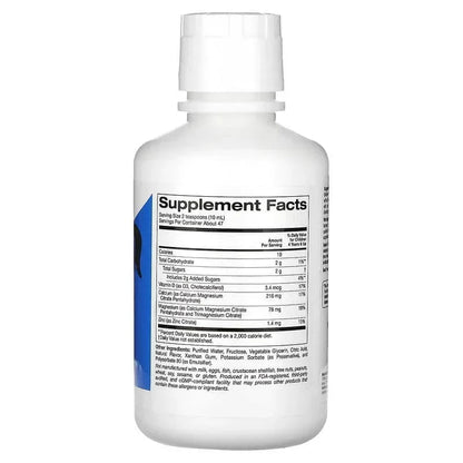 California Gold Nutrition, Children's Liquid Calcium with Magnesium, Vitamin D and Zinc, 16 fl oz (473 ml)
