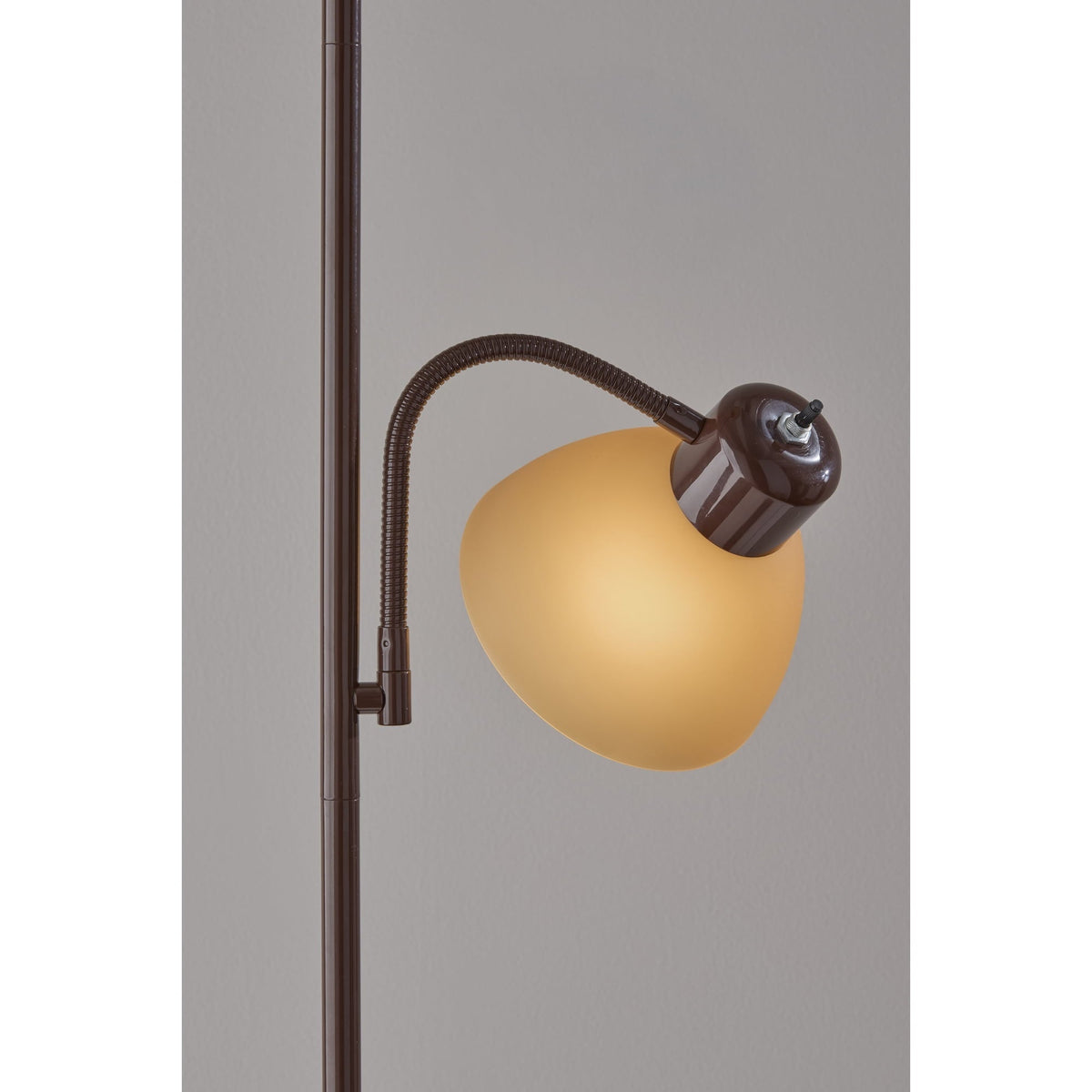 Mainstays 72" Black Combo Floor Lamp with Modern Reading Lamp