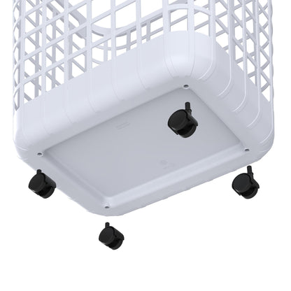 Mainstays 2.6 Bushel Rolling Laundry Hamper, Adult