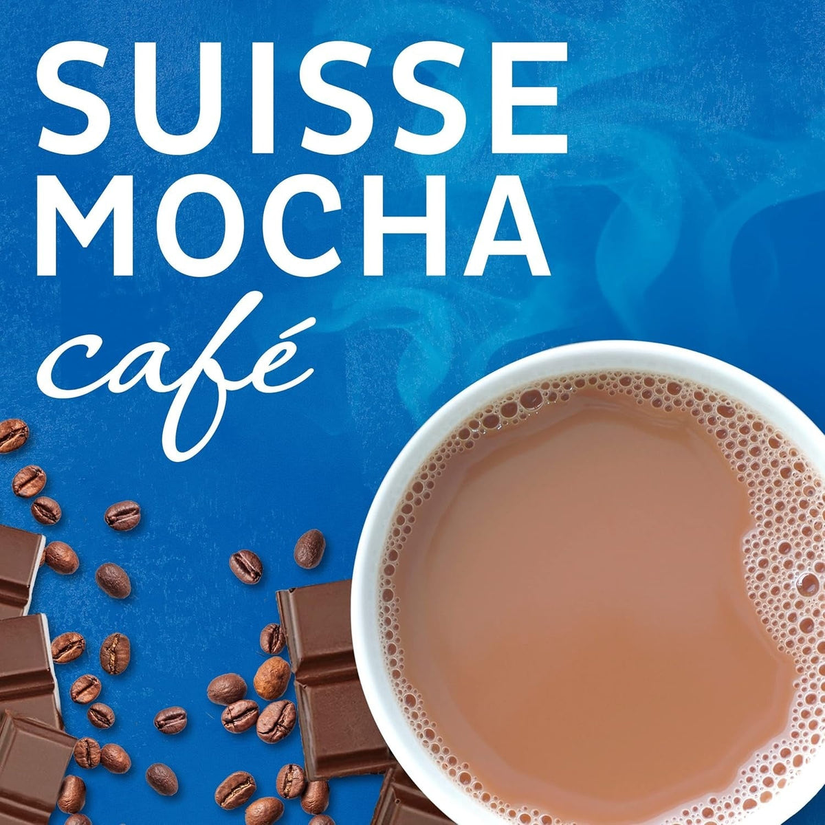 Maxwell House Instant Cafe-Style Beverage Mix, Easy to Prepare, 1 Canister, for Quick Morning Coffee or Afternoon Treat, Suisse Mocha Cafe, Kosher Dairy, 7.2 oz