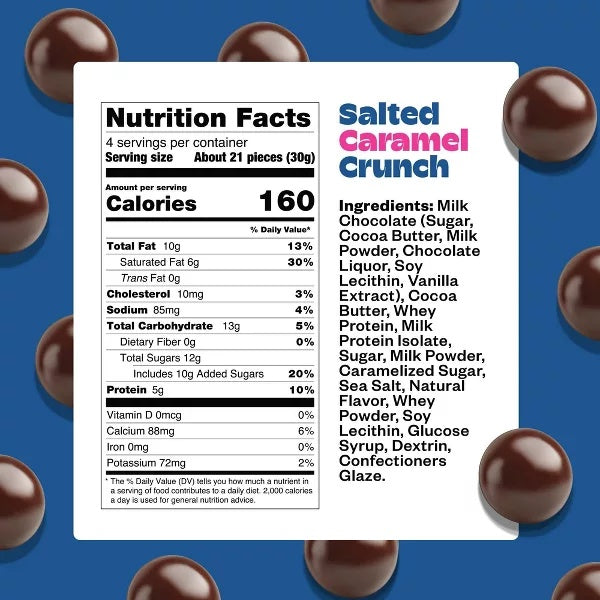 Tandy Chocolate Protein NomNoms - Salted Caramel Crunch - 4.2oz
