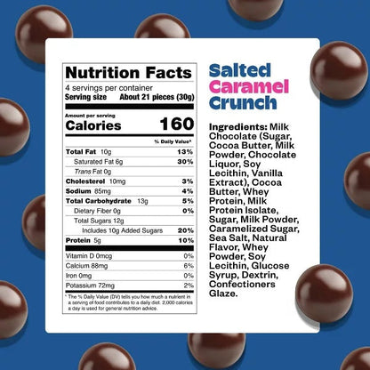 Tandy Chocolate Protein NomNoms - Salted Caramel Crunch - 4.2oz