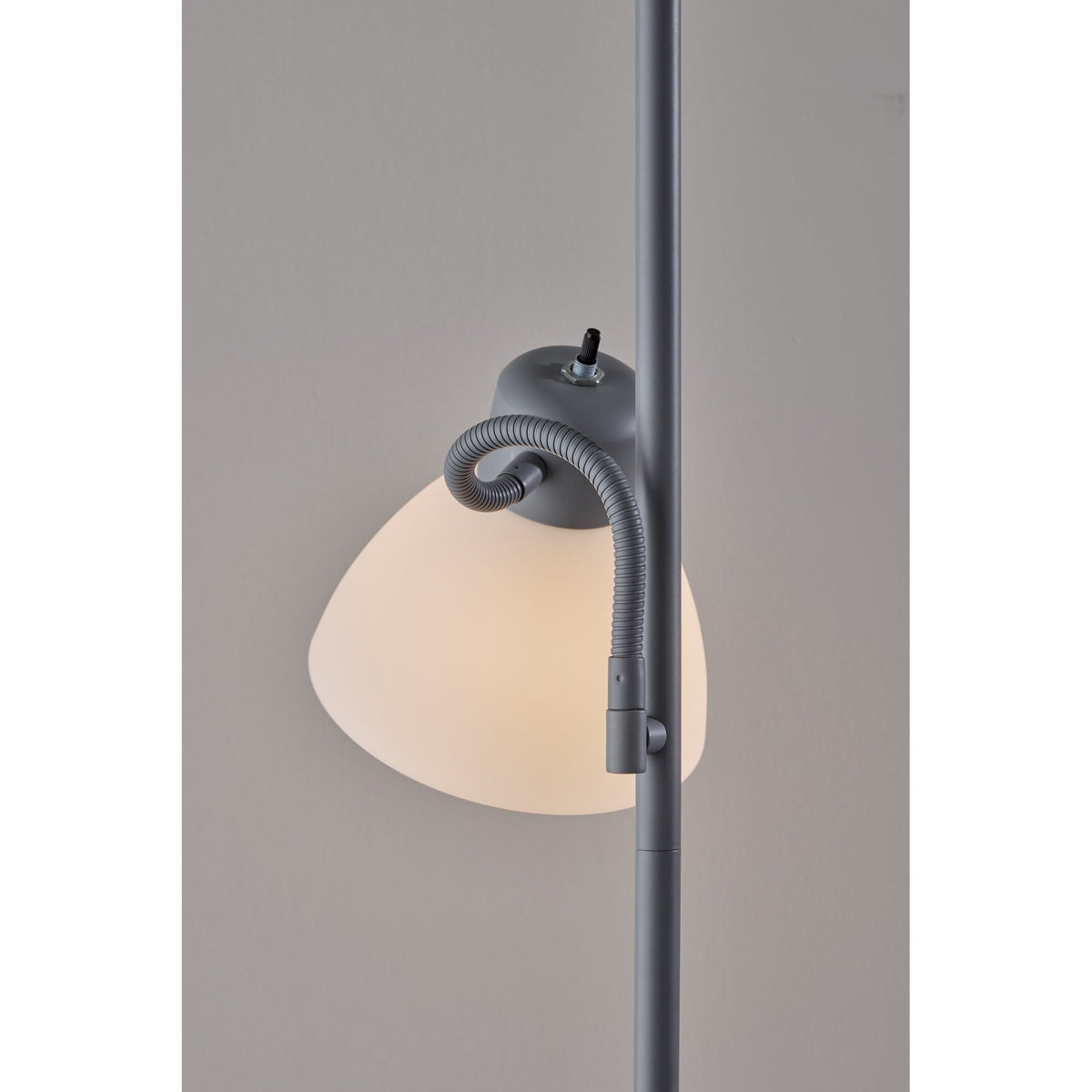 Mainstays 72" Black Combo Floor Lamp with Modern Reading Lamp
