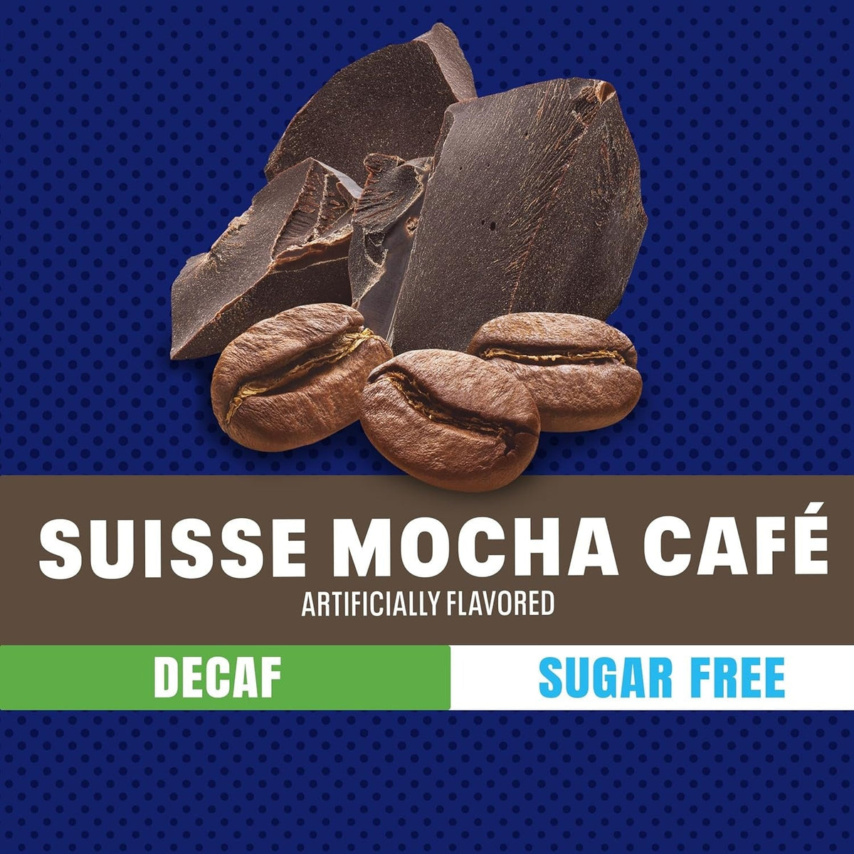 Maxwell House Decaf Instant Coffee Beverage Mix, Sugar Free Coffee Drink Mix, Café Style Instant Coffee, French Vanilla Café and Suisse Mocha Café, 4.3 to 4.4 Ounce (Variety Pack)