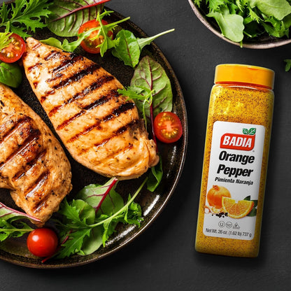 Badia Lemon Pepper Seasoning, 24 oz - Pepper, Garlic & Onion, Zesty Citrus Blend for Chicken, Seafood & Vegetables