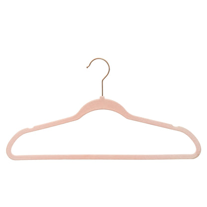 Better Homes & Gardens Velvet Adult Clothing Hangers, Beige, Non-Slip, Space Saving, 30 Count