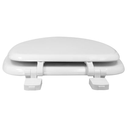 Mainstays Elongated Toilet Seat in White