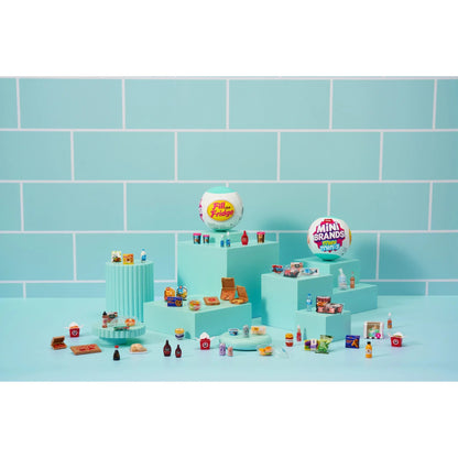 (Pack of 5) Mini Brands Fill the Fridge S1 Blindbox Capsule, Collectible Unbox Surprise Toy for Kids, Teens & Adults Ages 3+ by ZURU