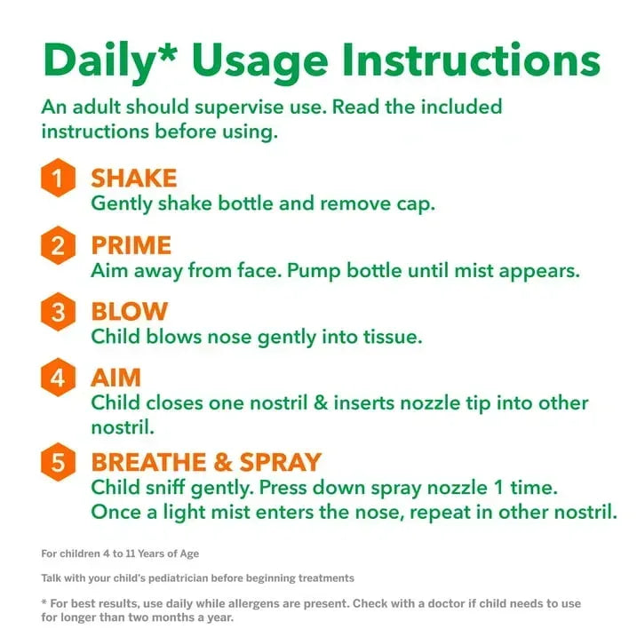 Flonase Children’s 24 Hour Allergy Relief Nasal Spray, Non-Drowsy, 72 Sprays