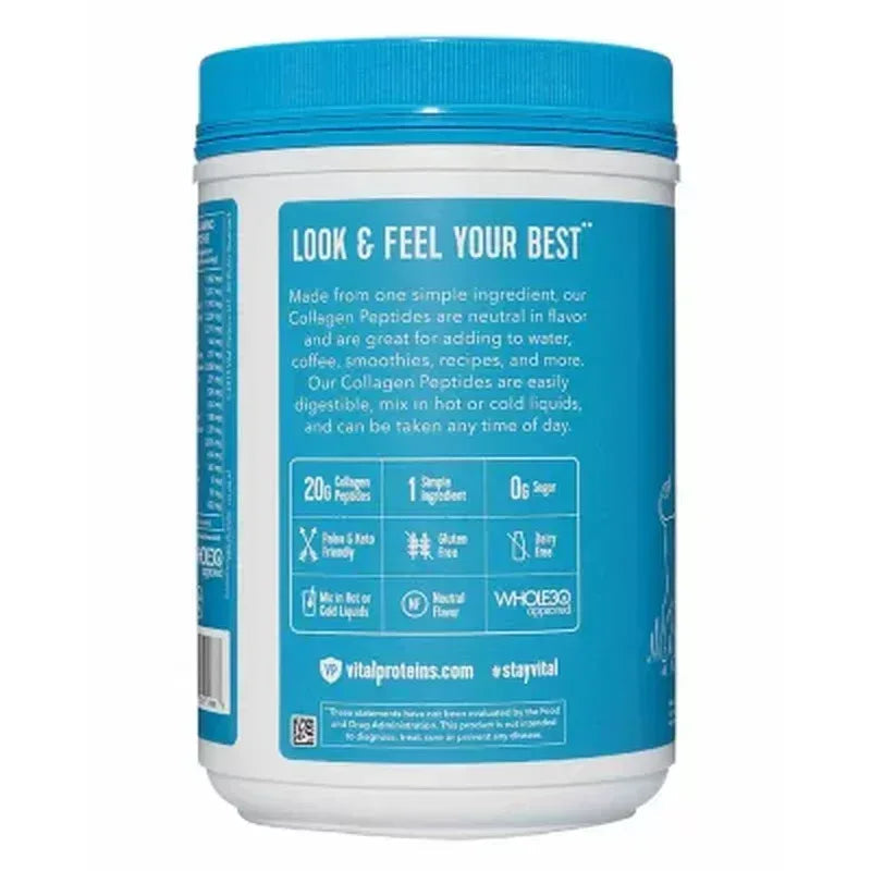 Vital Proteins Collagen Peptides Powder, Unflavored (24 Oz.)