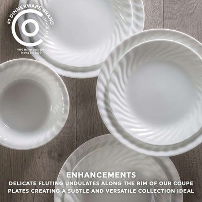 Corelle Enhancements 12-Piece Glass Dinnerware Set (Service for 4)
