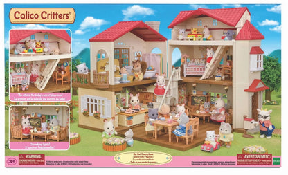 Calico Critters Red Roof Country Home - Secret Attic Playroom, Dollhouse Playset