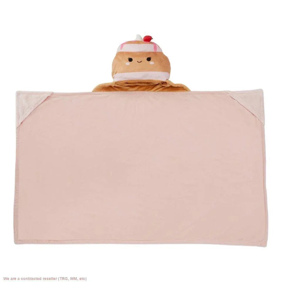Squishmallows Kids' Hooded Blanket Sawtelle The Strawberry Pancakes