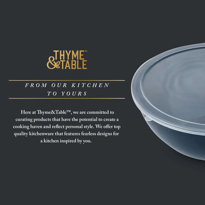 Thyme & Table 12-Piece Nesting Mixing Bowl Set, Blue