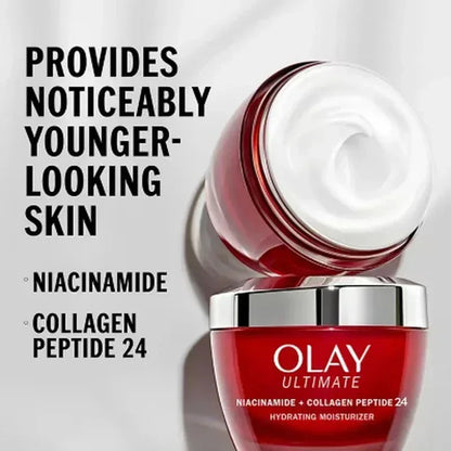 Olay Ultimate Niacinamide + Collagen Peptide 24 Hydrating Moisturizer (1.7 Oz., 2 Pk.)