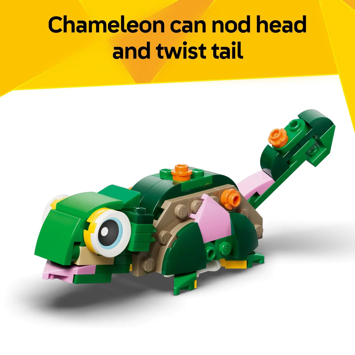 LEGO Creator 3 in 1 Turtle with a Water Lily Flower - Building Toy for Girls & Boys, Ages 7+ - Easter Basket Gift for Kids - Build a Chameleon, Frog, or Turtle - 31377