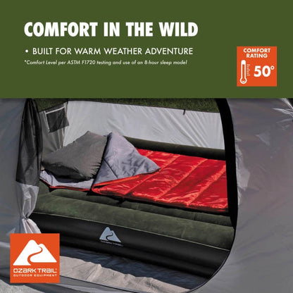 (3 pack) Ozark Trail 50 F Rectangular Sleeping Bag
