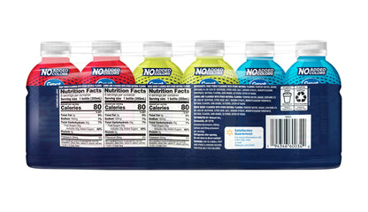 Great Value Sport Hydration Beverage, Variety Pack, 12 fl oz, 18 Count