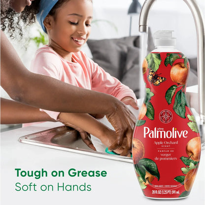 Palmolive Ultra Strength Liquid Dish Soap, Limited Edition, Apple Orchard Scent, 20 fl oz Bottle