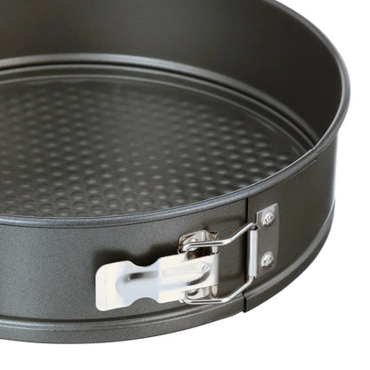 Mainstays, 8", 9", 10" Round Nonstick Carbon Steel Springform Cake Pans, Gray, Set of 3